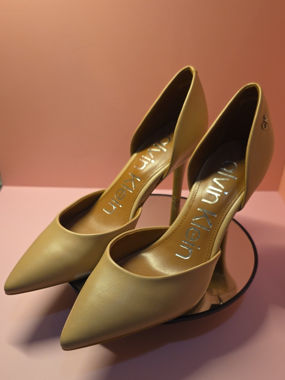 Calvin Klein Women's Camel Pointed-Toe Stiletto Pumps